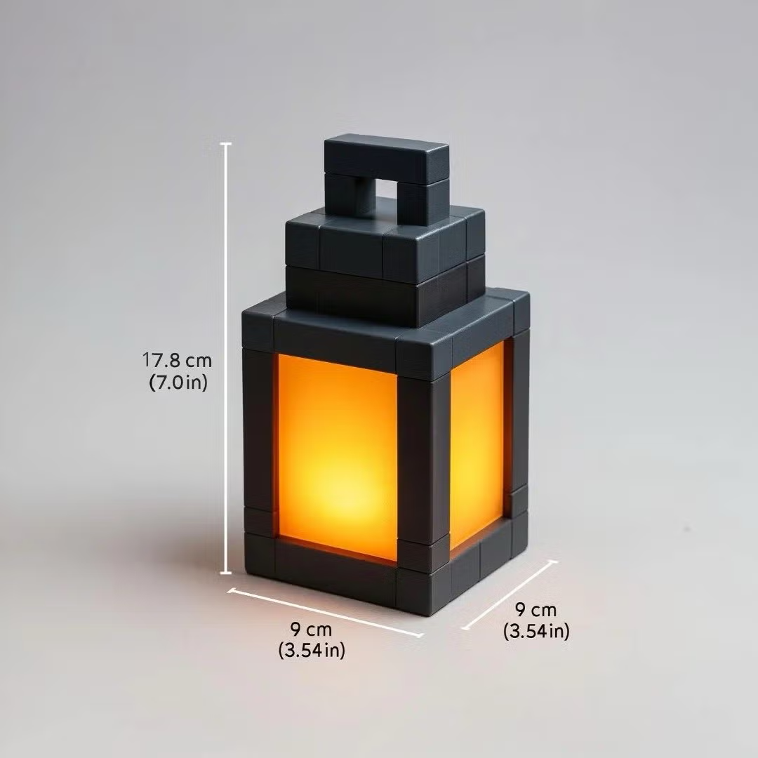 Lámpara LED Pixel Art Decorativa